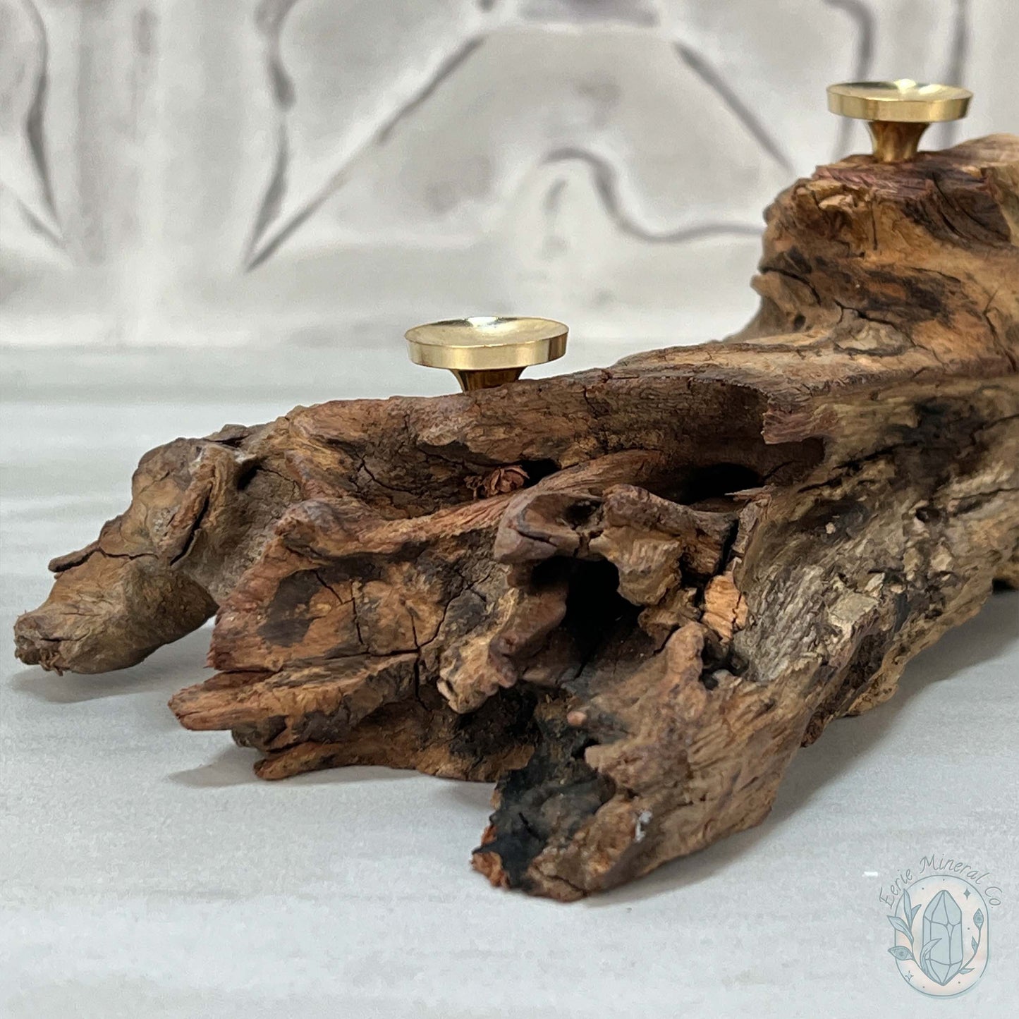 Driftwood Sphere Holder Stand for 3 Spheres or Orbs