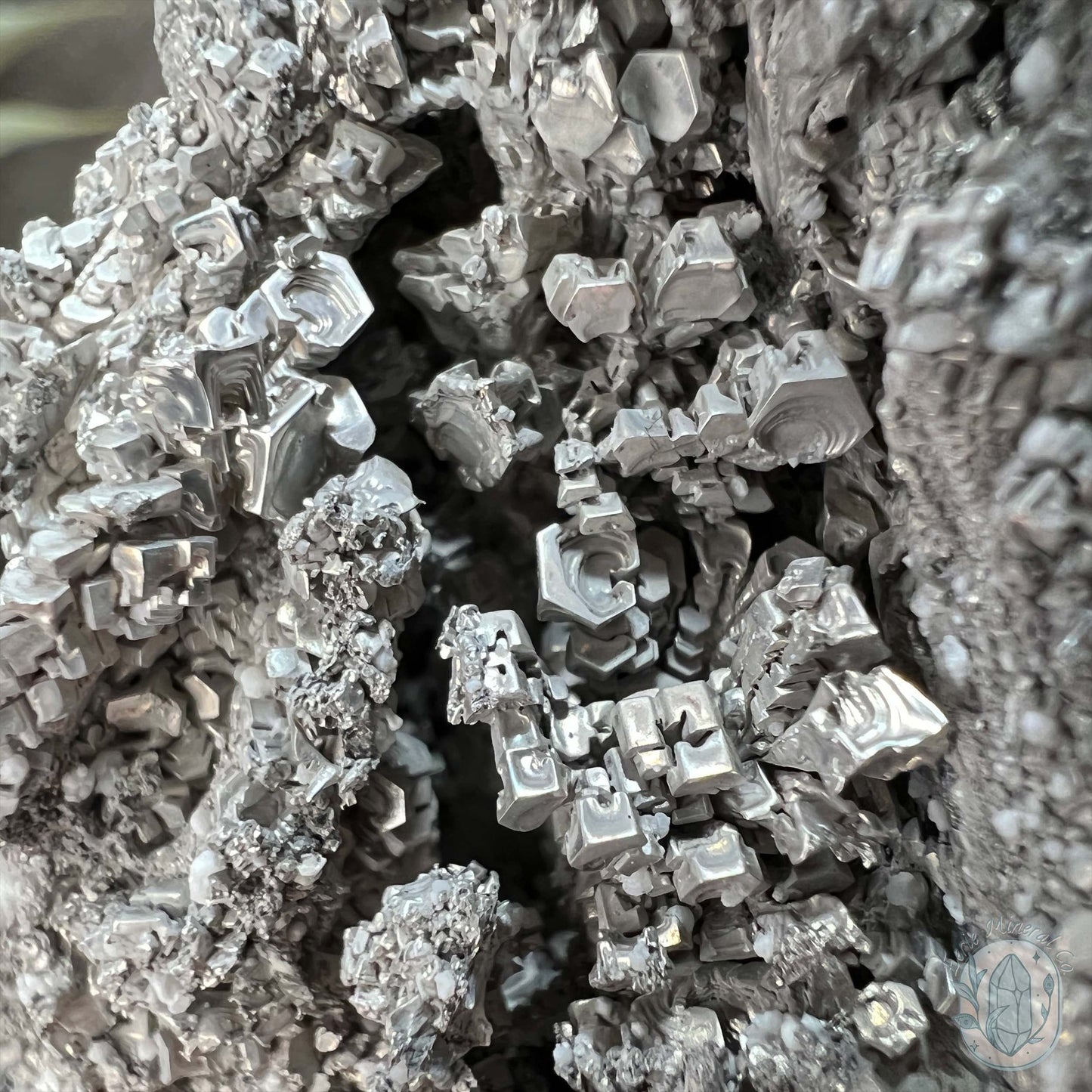 Natural Raw Silver Magnesium Mineral Specimen