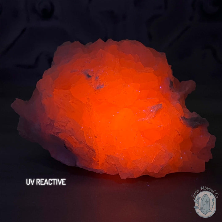 Gorgeous UV Reactive Pink Calcite Specimen