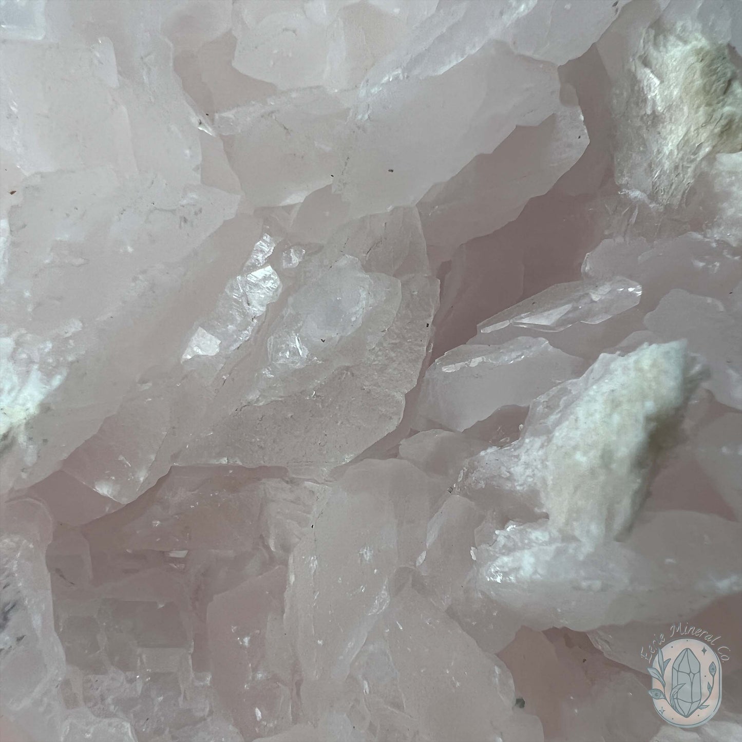 Gorgeous UV Reactive Pink Calcite Specimen