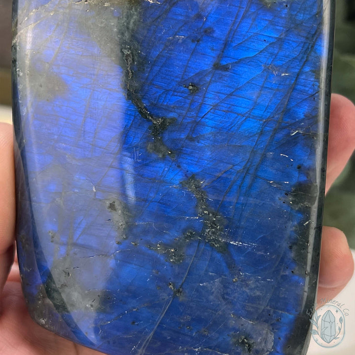 Polished Blue Flash Labradorite Freeform