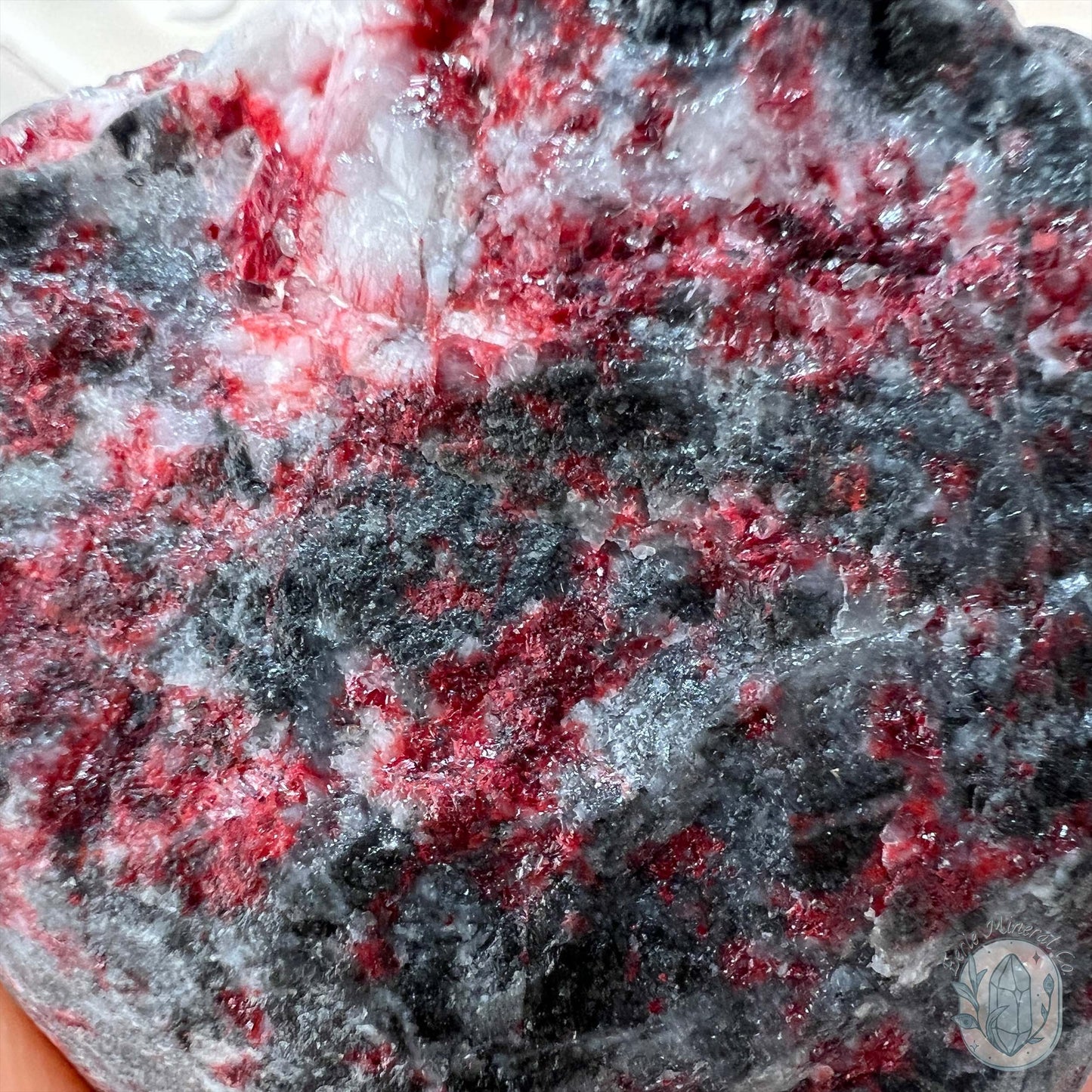 Raw Cinnabar Pet Rock Specimen