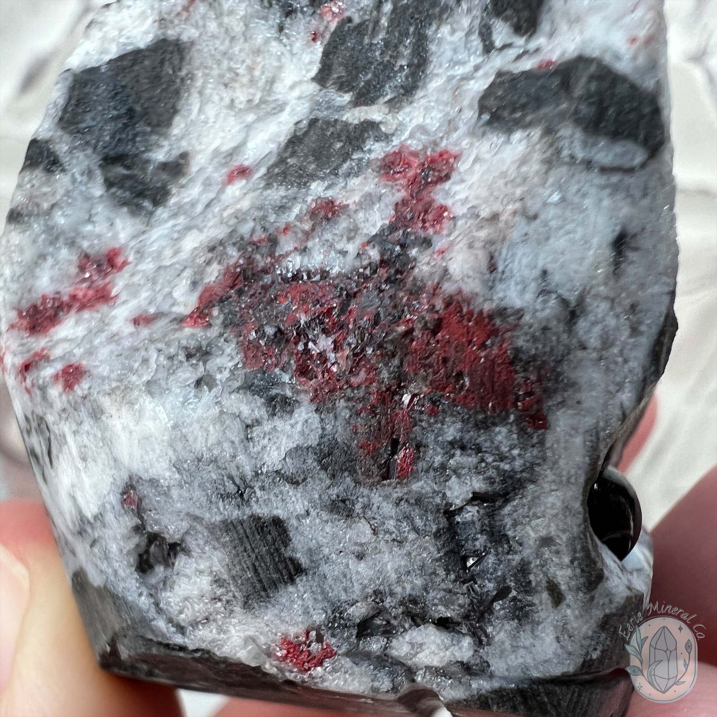 Raw Cinnabar Pet Rock Specimen