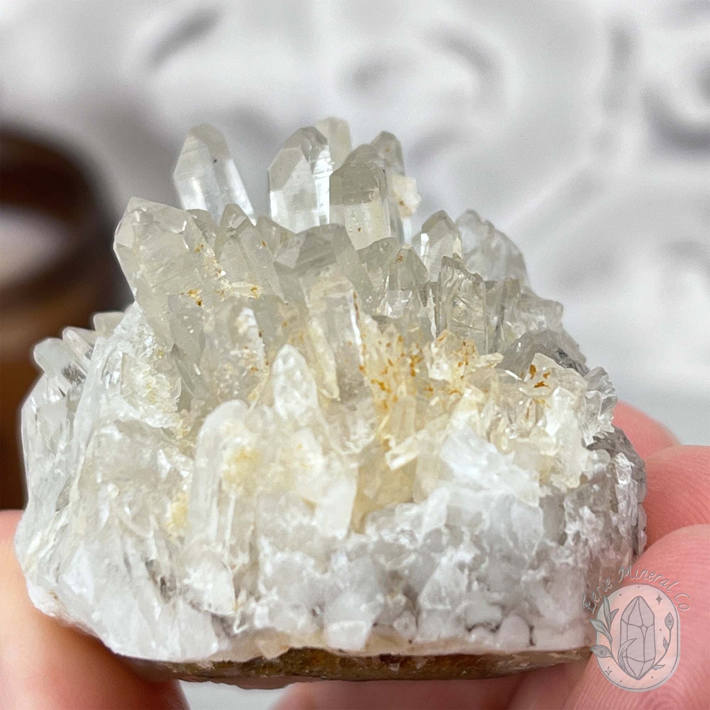 Clear Quartz Hedgehog Crystal Cluster