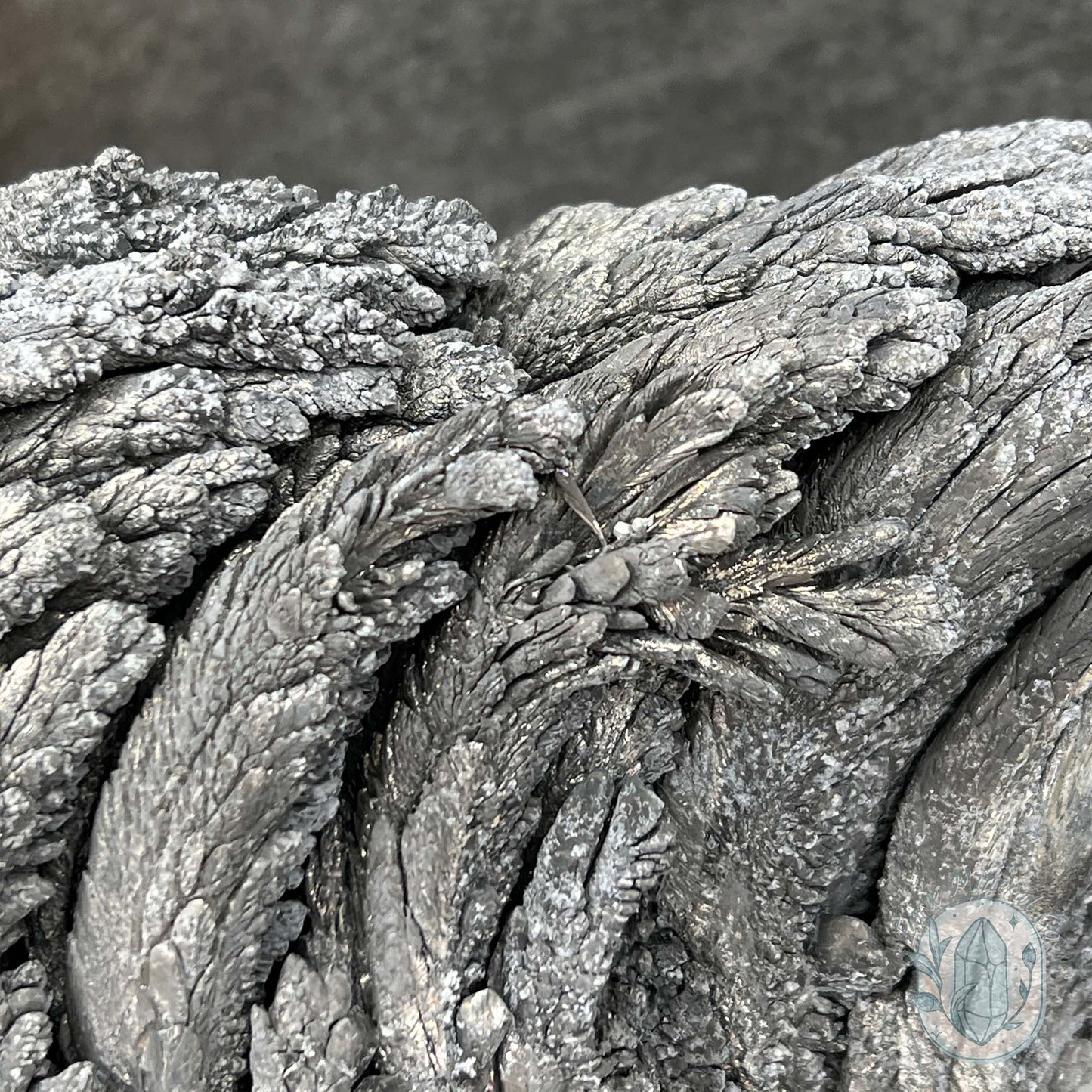 Large Raw Silver Magnesium Mineral Display Specimen