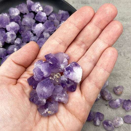 Small Sized Rough Amethyst Clusters