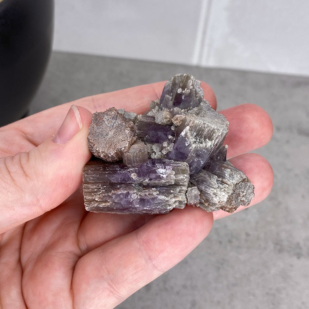 Natural Purple Aragonite Cluster