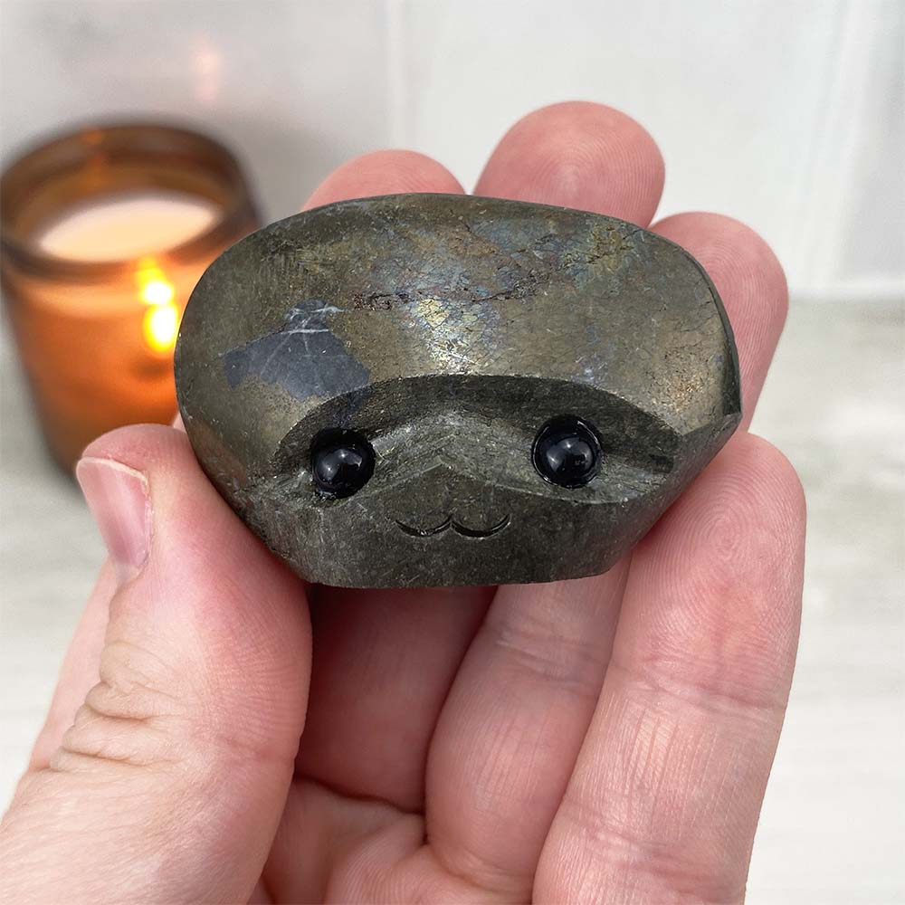 Pyrite Specimen Hedgehog Carving