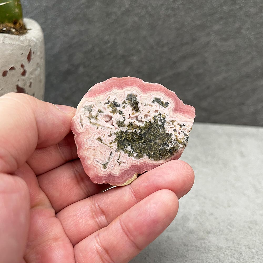 Polished Rhodochrosite Slab