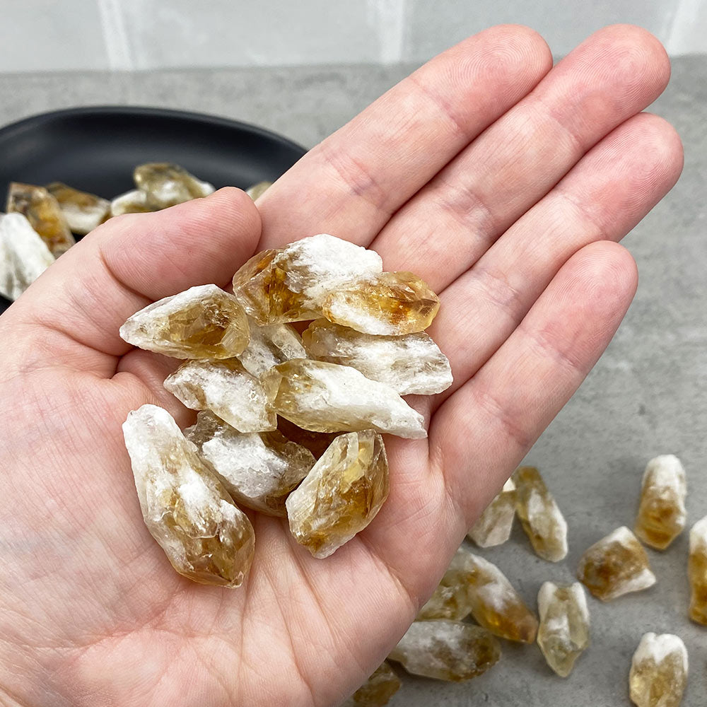 Medium Sized Rough Citrine Chips