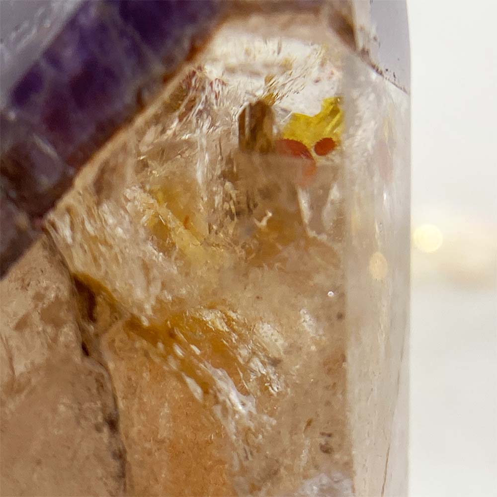 Polished Amethyst Cocochonite Freeform