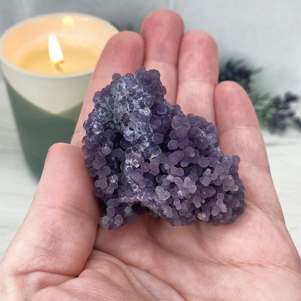 Natural Grape Agate Specimen