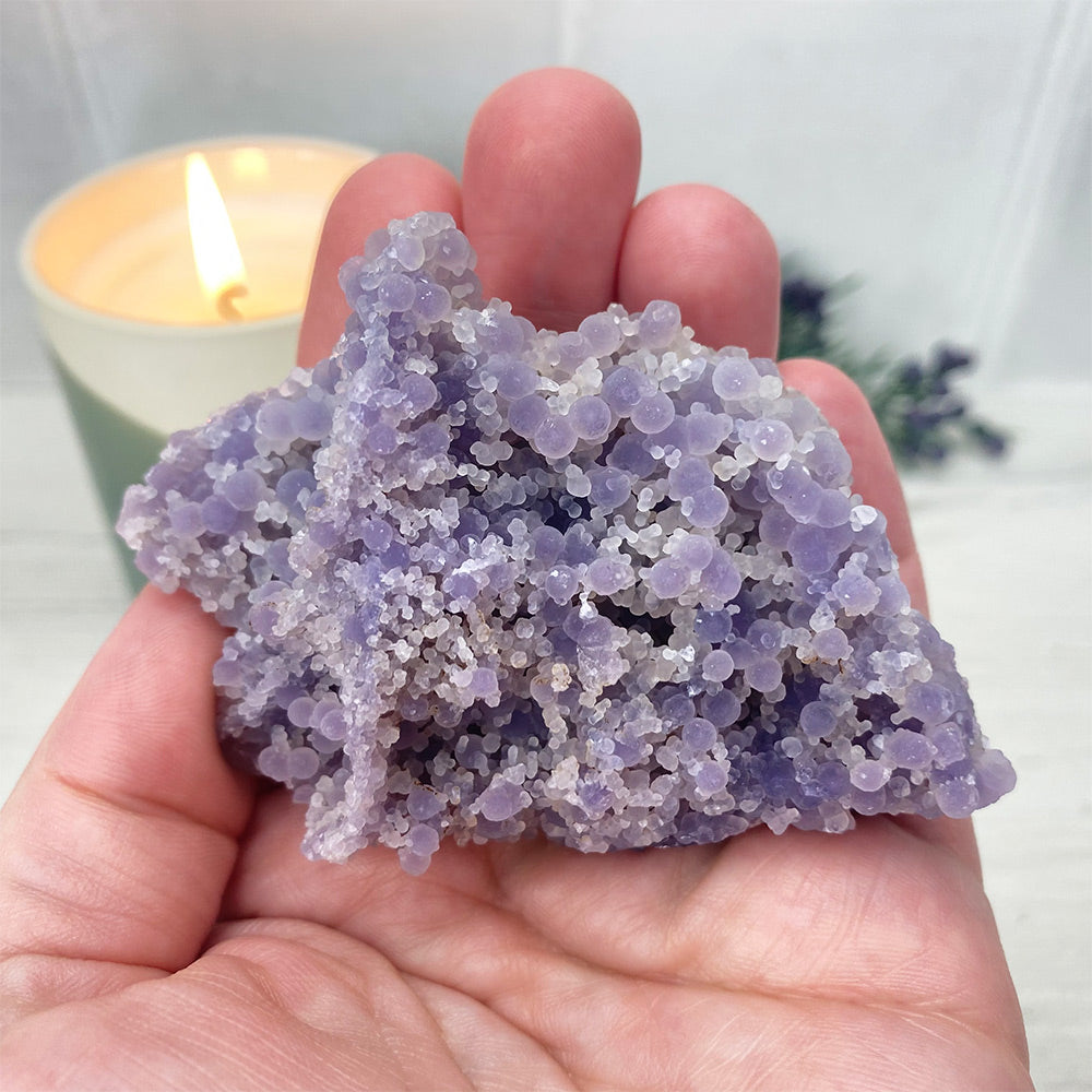 Natural Grape Agate Specimen
