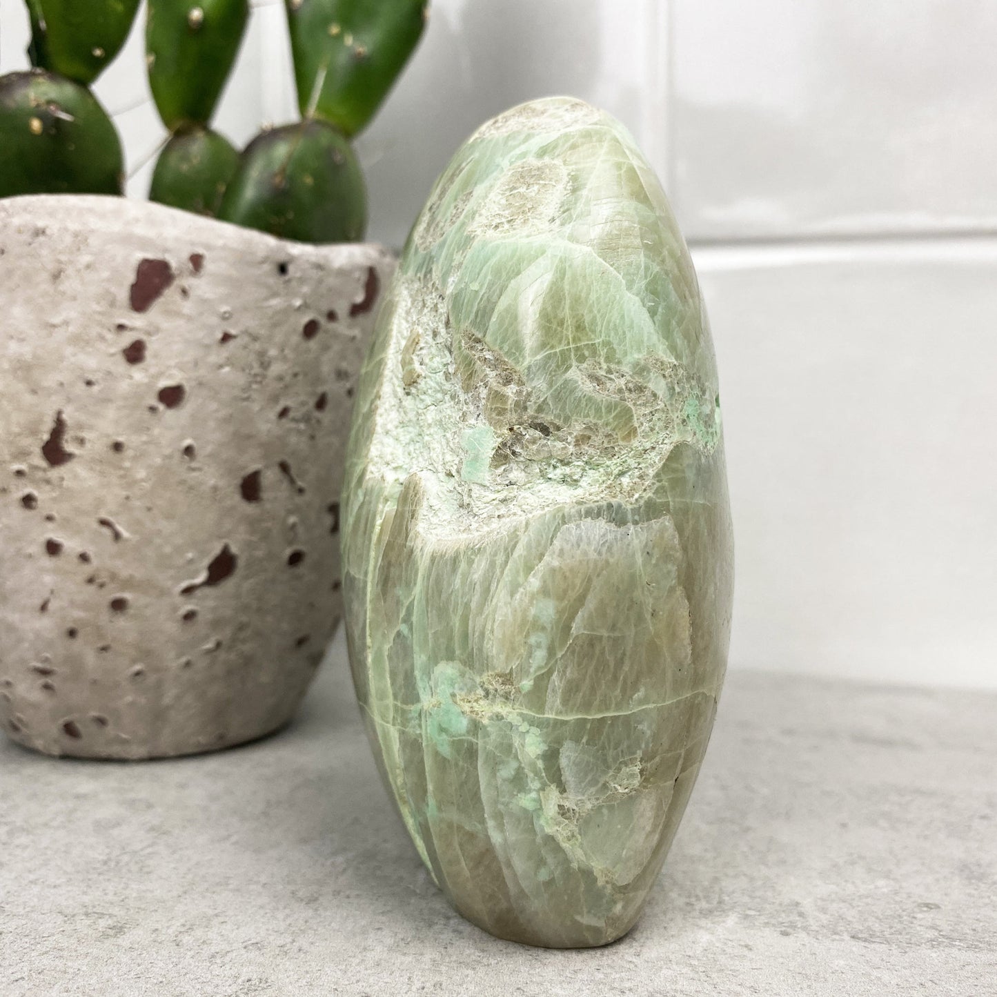 green moonstone freeform