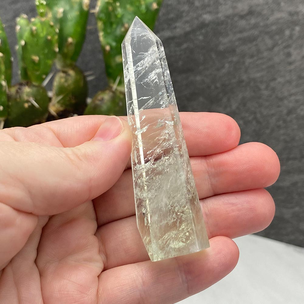 Polished Green Quartz Tower