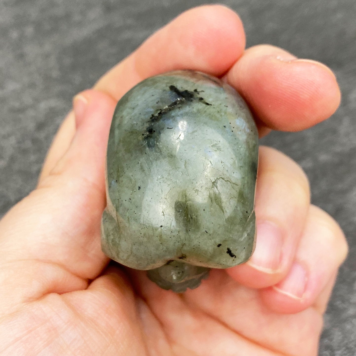 Labradorite Mini Skull Carving