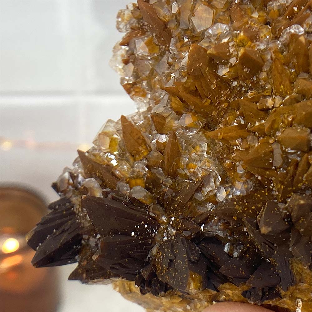 Leiping Mine Calcite with Hematite Specimen