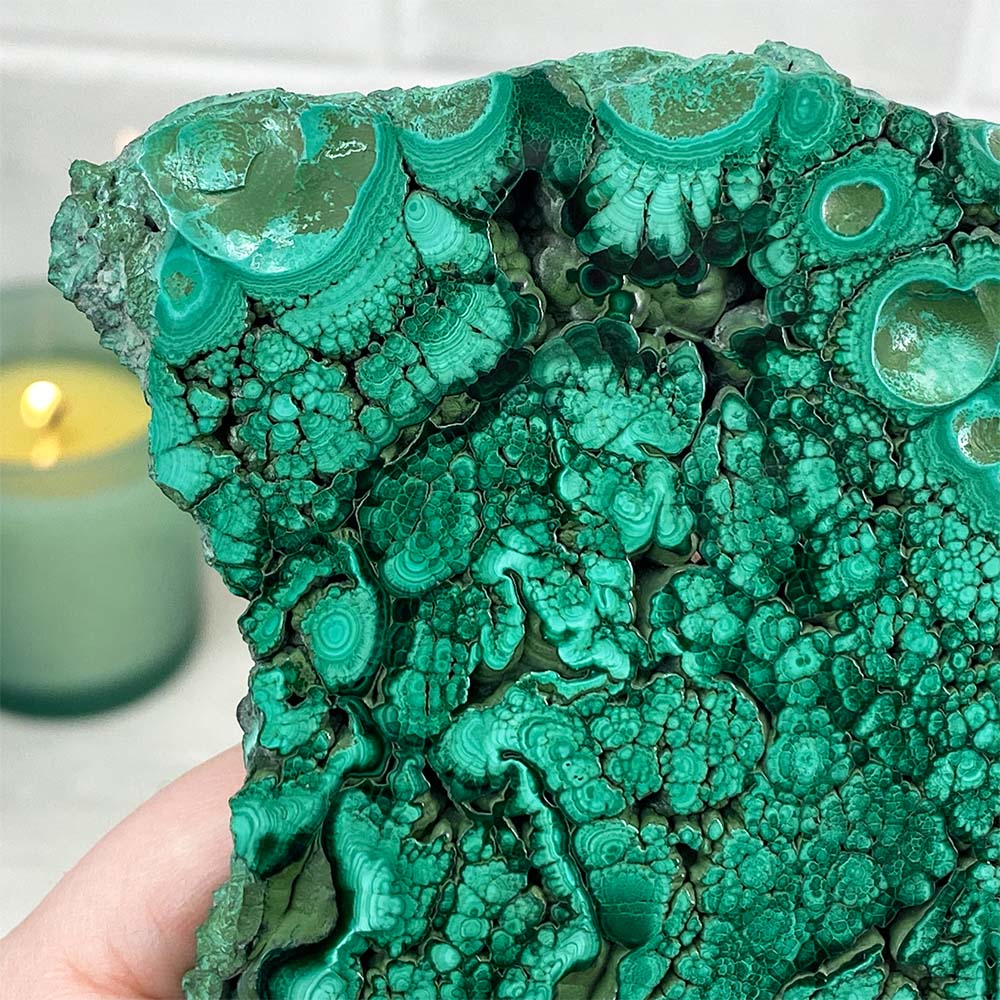 Polished Malachite Slab