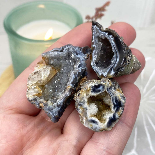 Trio Group Of Mini Geodes