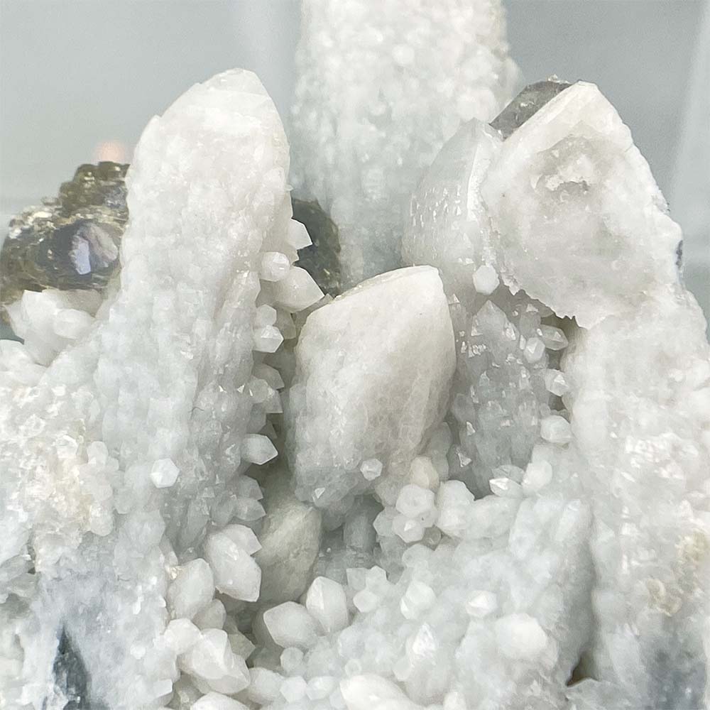 Inner Mongolian Quartz Crystal Cluster With Fluorite Specimen