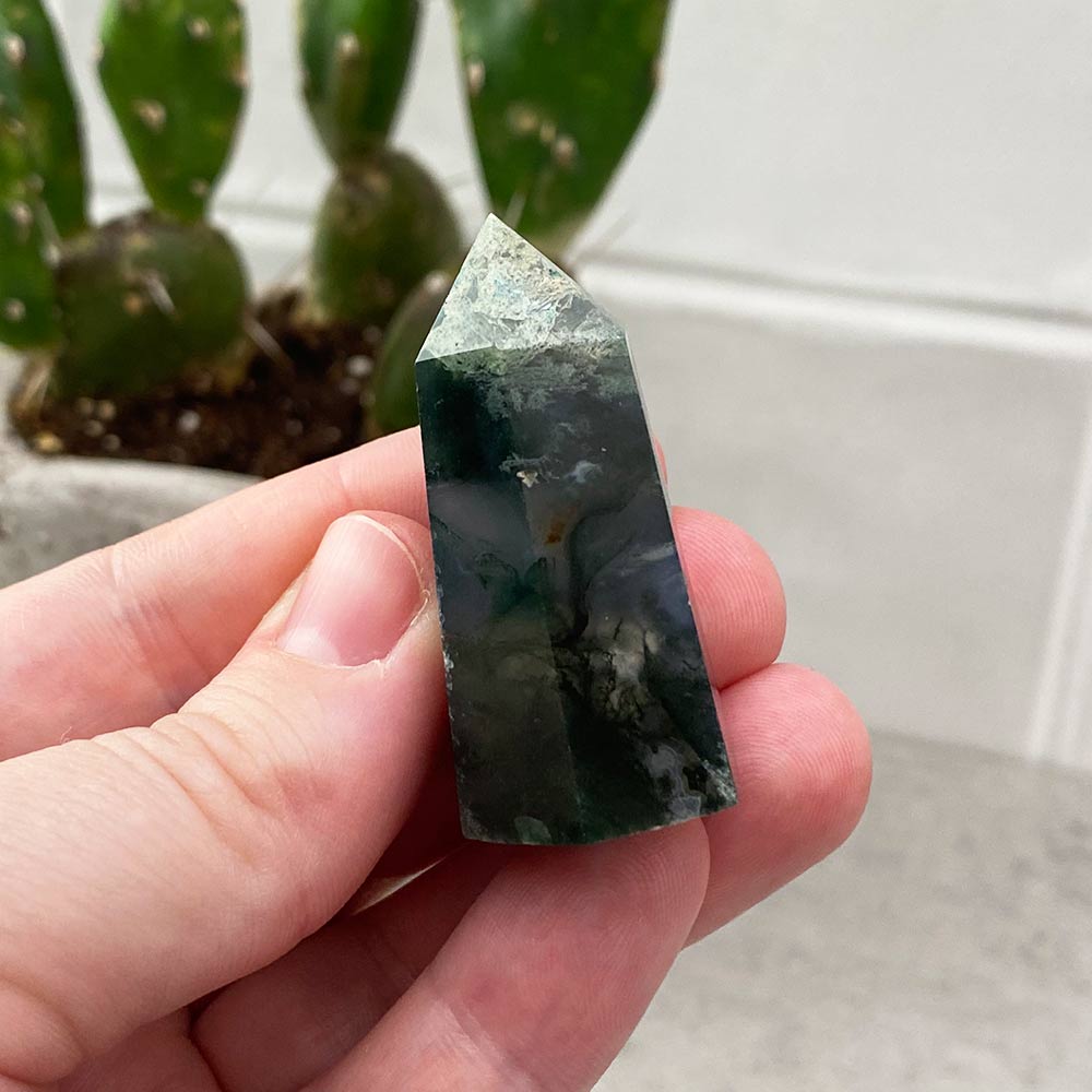 moss agate tower