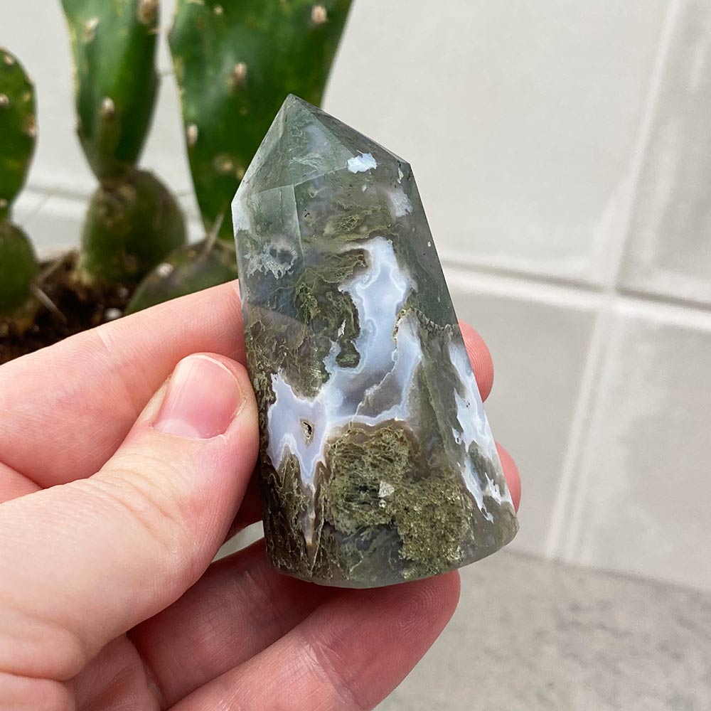 moss agate tower