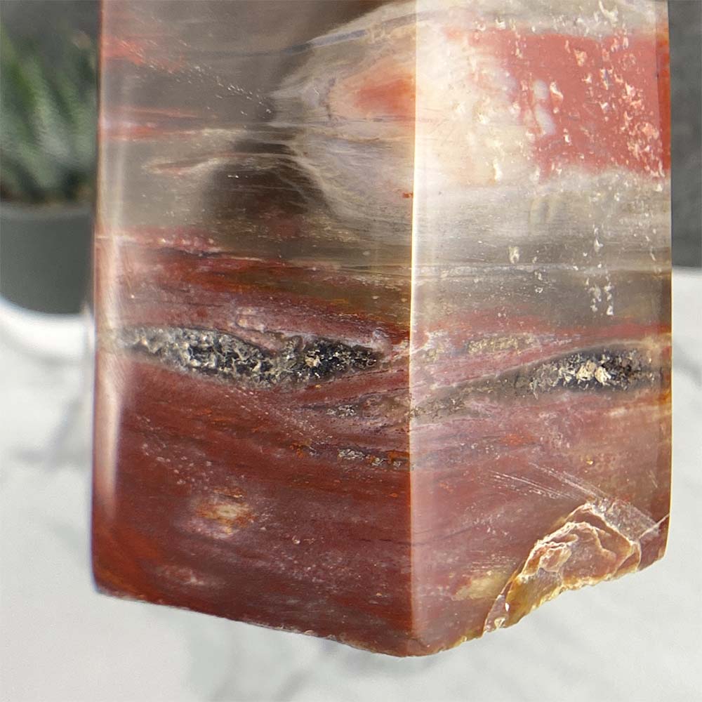 Polished Petrified Wood Tower