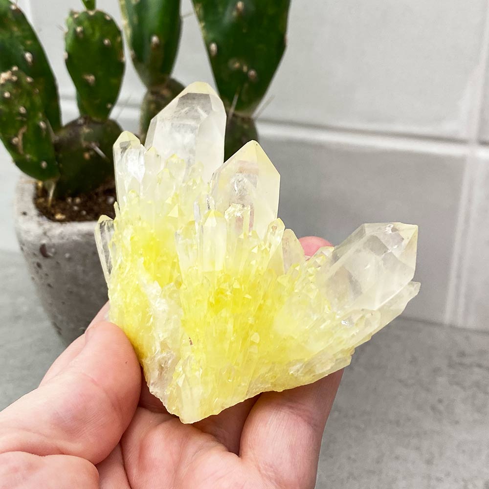pineapple quartz cluster