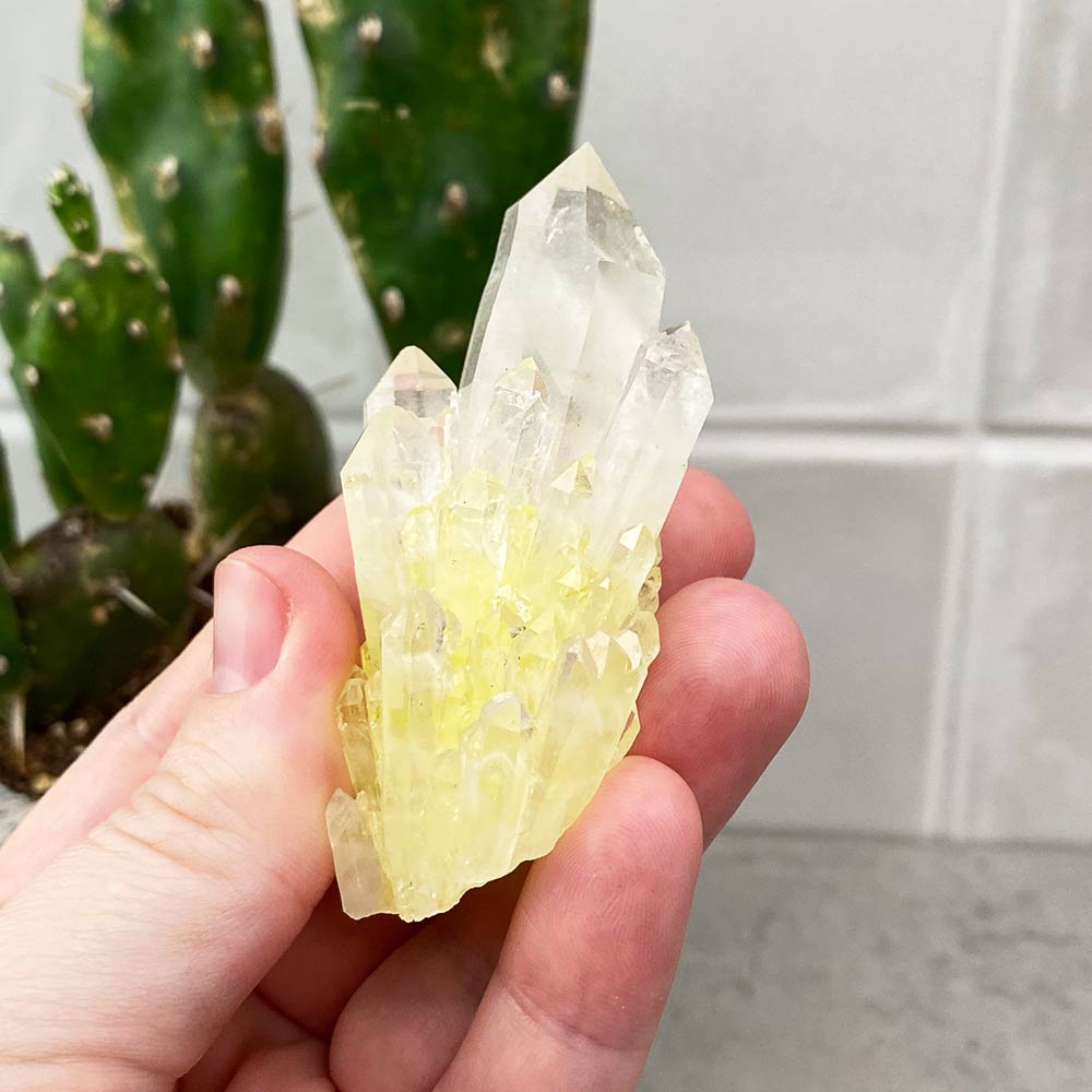 pineapple quartz cluster