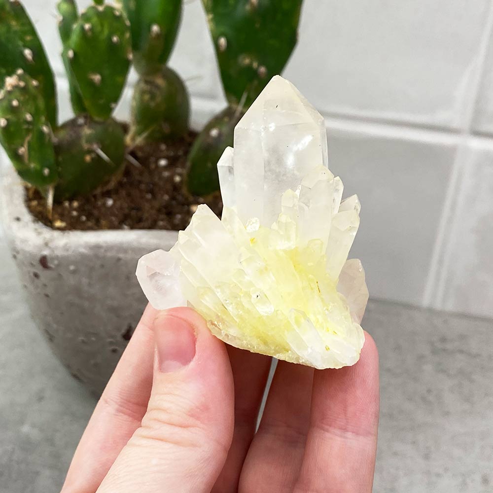 pineapple quartz cluster