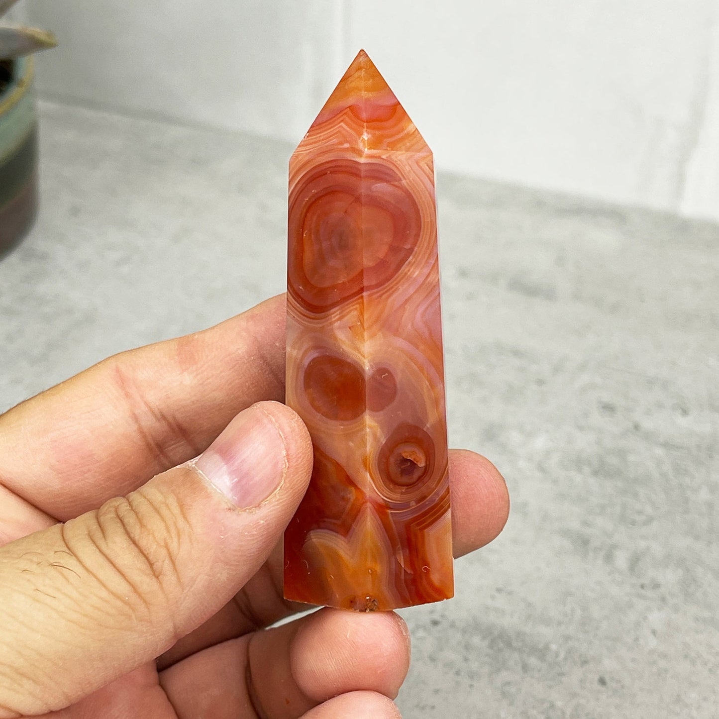 red agate tower
