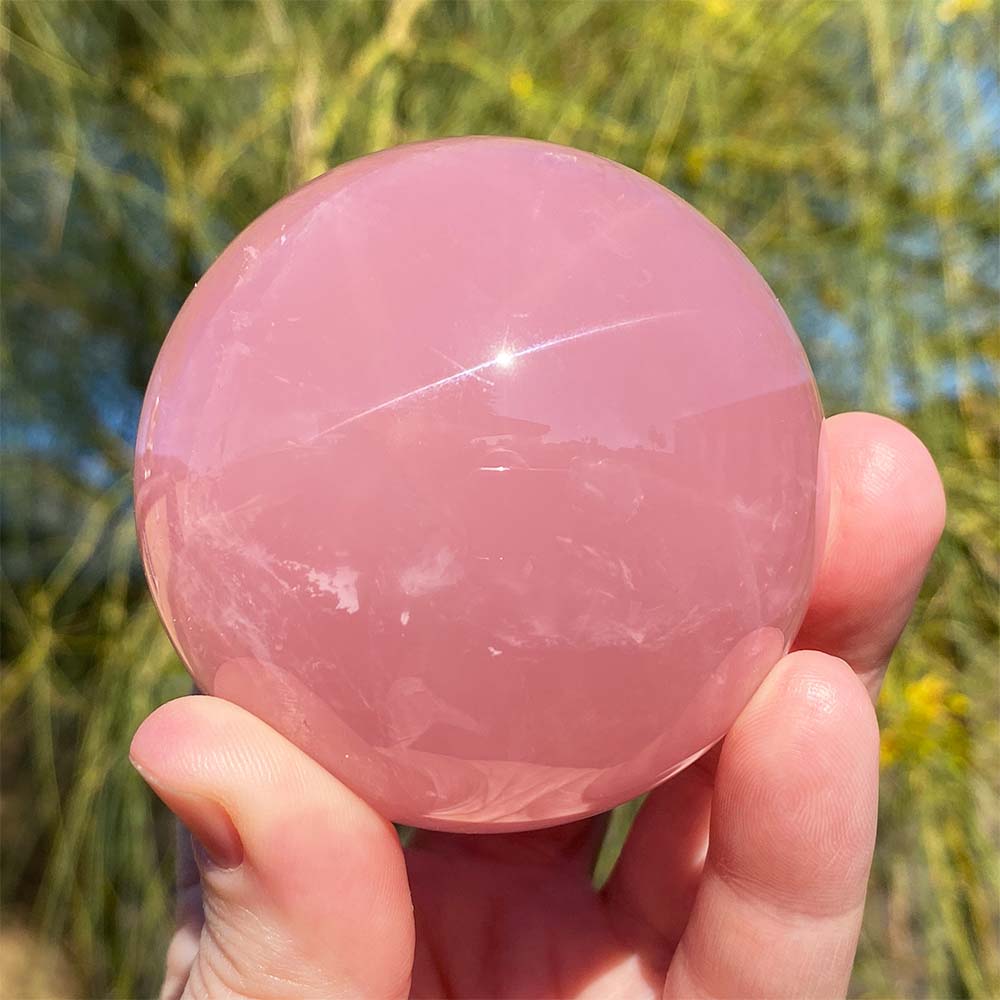 Rose Quartz Crystal Sphere