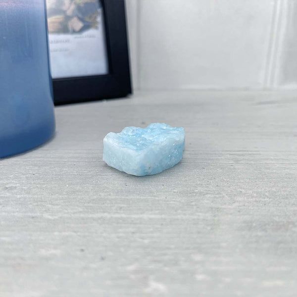 Small and Medium Natural Rough Blue Aragonite Stones