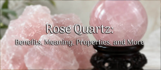 raw rose quartz and sphere