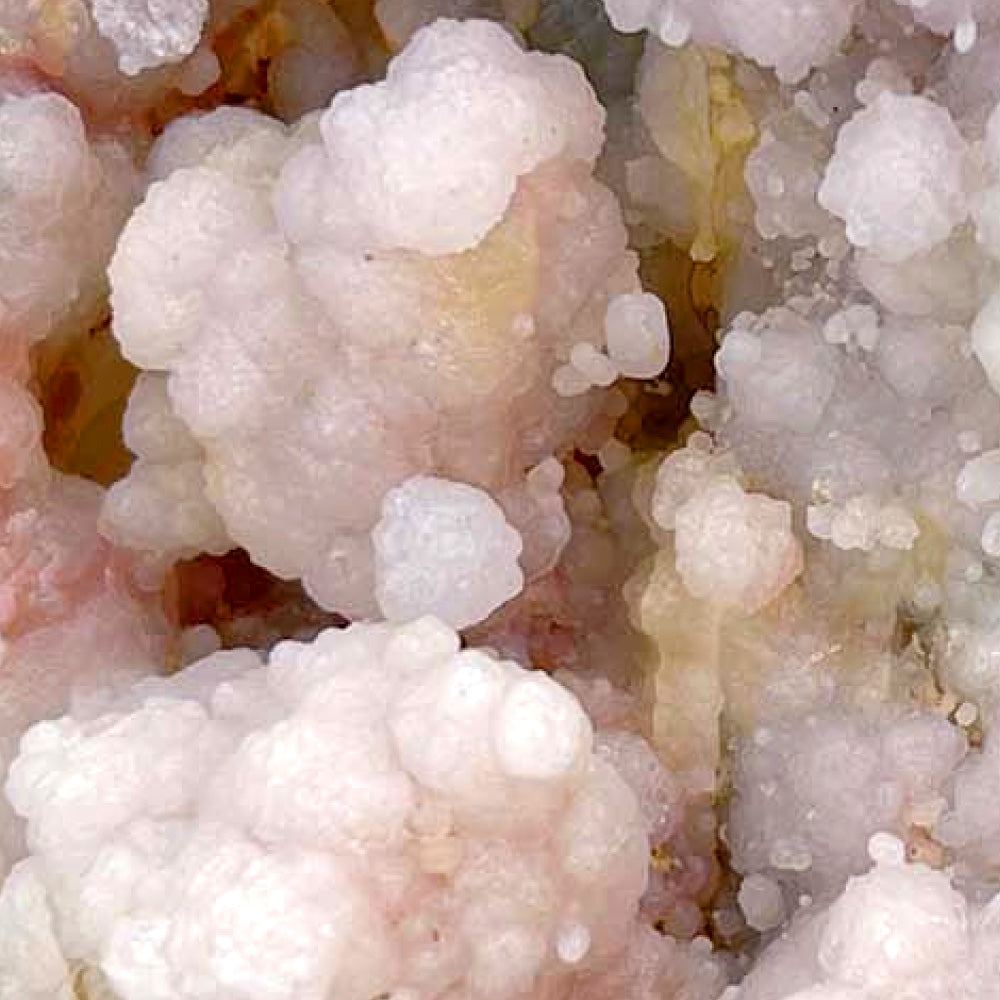 Raw Flower Agate Crystal Stone Material