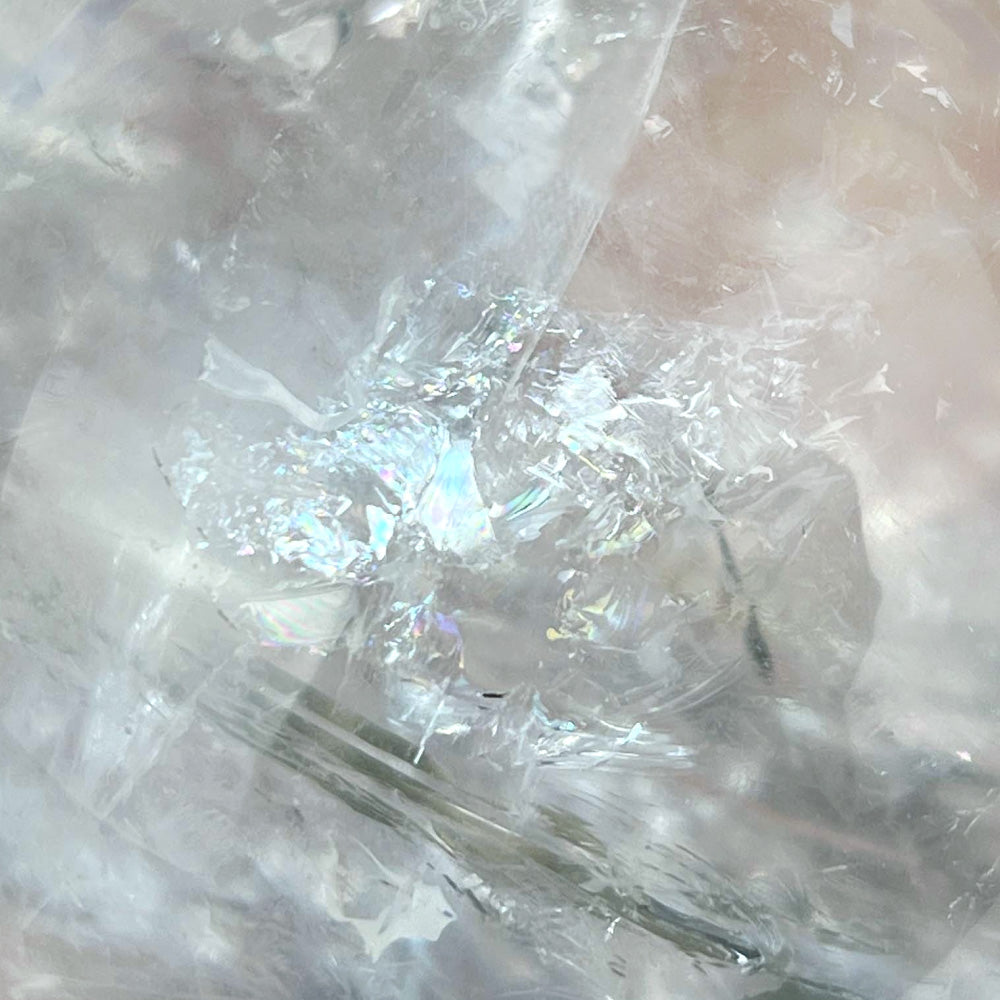 Rainbow Flash Clear Quartz Crystal
