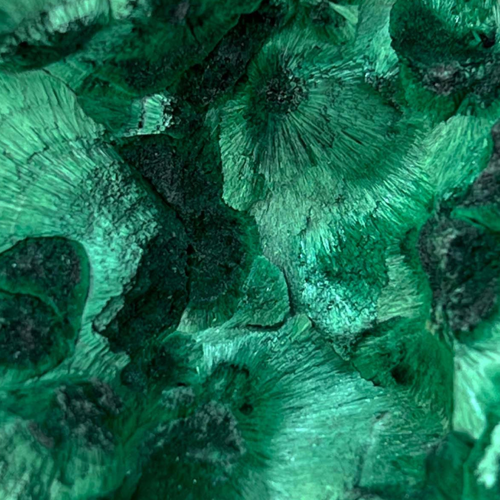 Raw and Polished Malachite