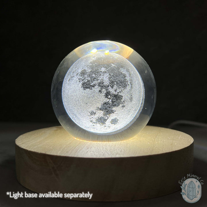 Precision 3D Laser Etched Clear Glass Spheres