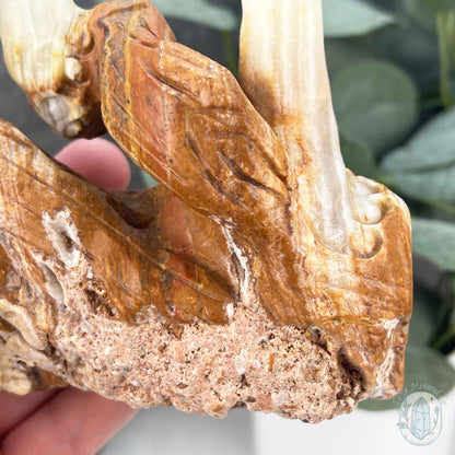 Afghanistan Jade aka Bowenite Mushroom Carving