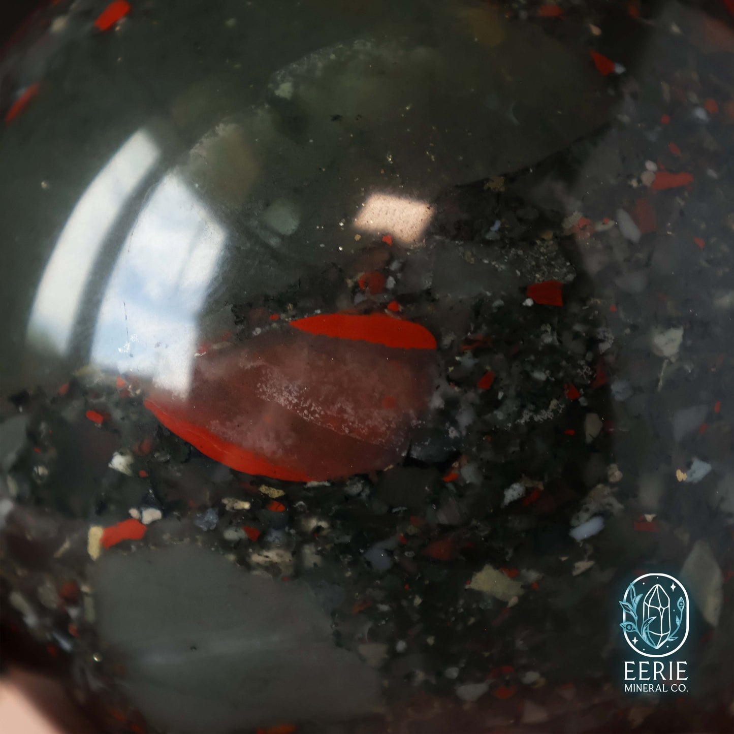 African Bloodstone Sphere