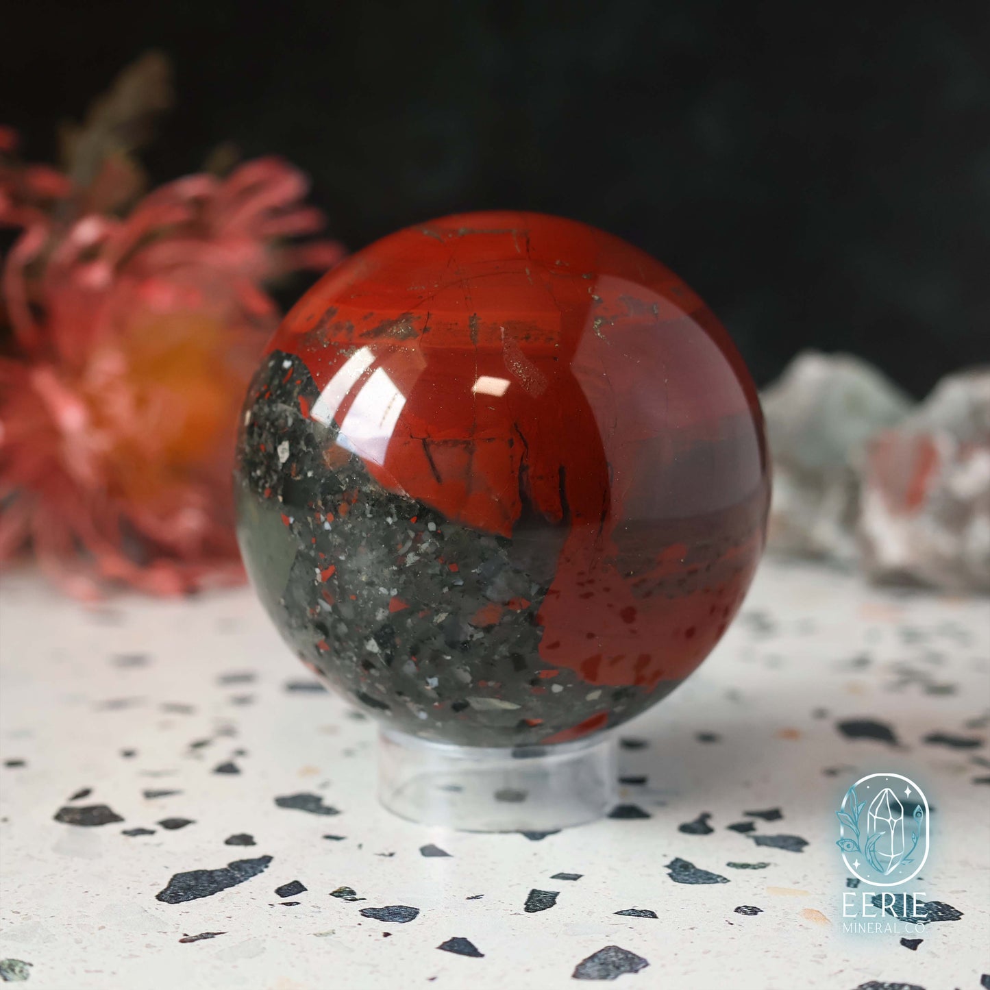 African Bloodstone Sphere