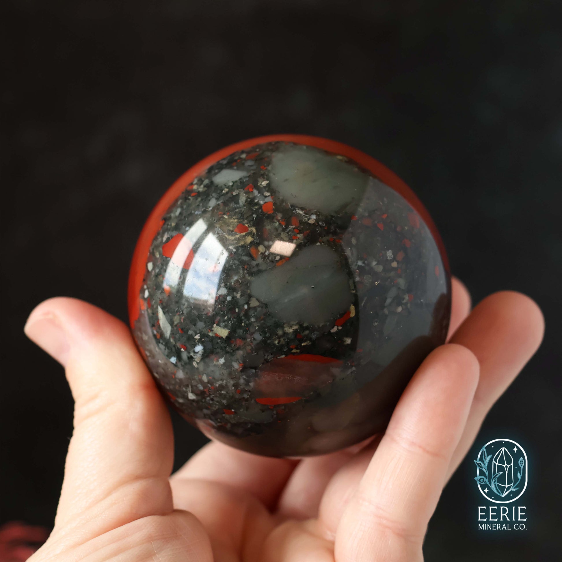 African Bloodstone Sphere
