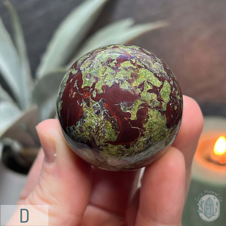 40mm Polished Dragon Bloodstone Spheres