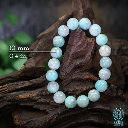 Amazonite Beaded Boho Stretch Bracelet