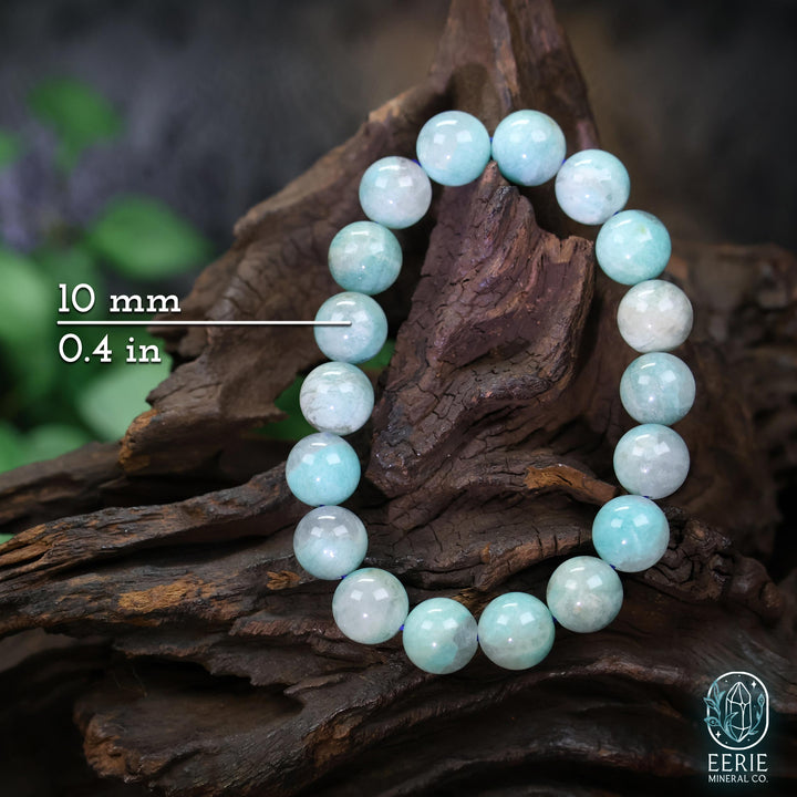 Amazonite Beaded Boho Stretch Bracelet