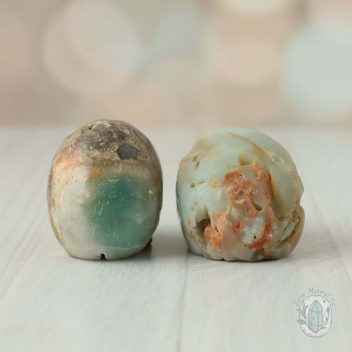 2" Amazonite Skull Carving Set