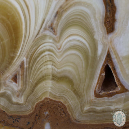 Amber Calcite Slab ~ UV Reactive