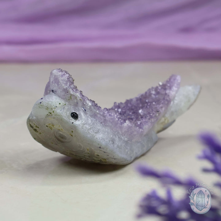 Amethyst Fish Carving "Crystal Cutie"