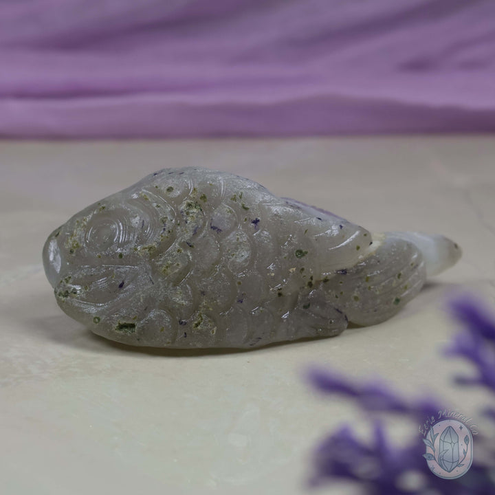 Amethyst Fish Carving "Crystal Cutie"