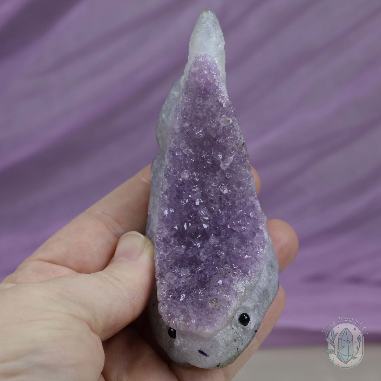 Amethyst Fish Carving "Crystal Cutie"
